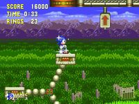 une photo d'Ã©cran de Sonic the Hedgehog 3 sur Sega Megadrive